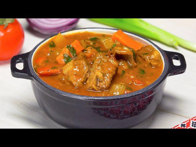 Hungarian Goulash. Recipe from Always Tasty.