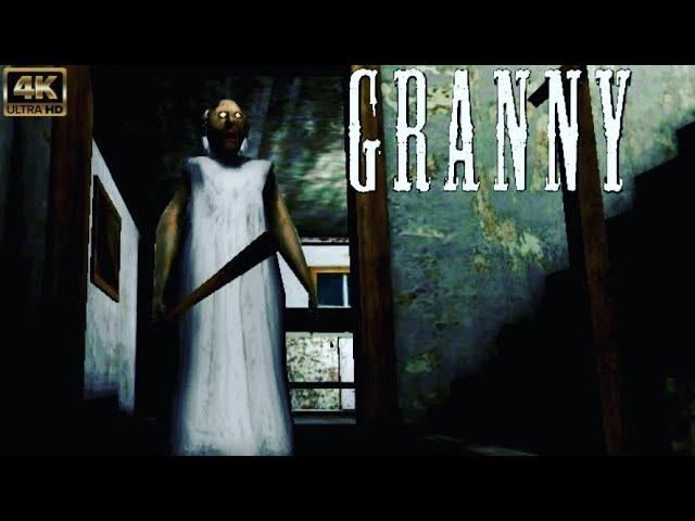 (I MANAGED TO ESCAPE GRANNY HOUSE) Granny NORMAL Difficulty NEW UPDATE IOS And Android Gameplay - 4K