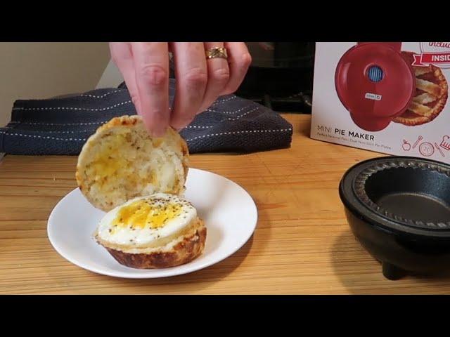 Egg & Cheese Biscuit in Dash Mini Pie Maker