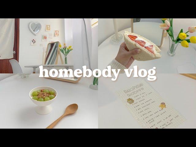 vlog  a calm and non productive day in the life of a homebody girl 