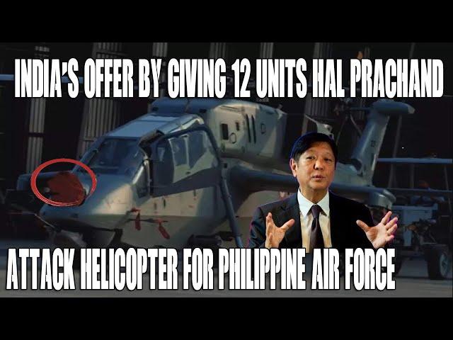 Philippines Welcomes India's Offer By giving HAL Prachand Attack Helicopter For Philippine Air Force