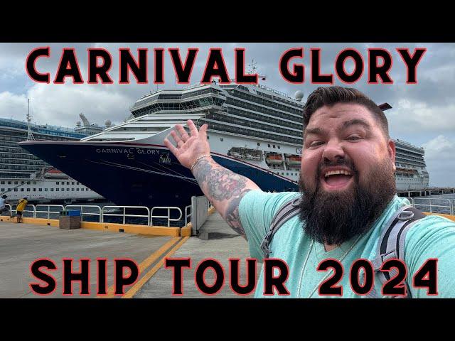 Epic 2024 Carnival Glory Ship Tour!