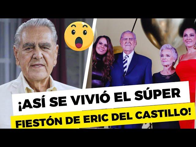 ERIC DEL CASTILLO celebra sus 90 AÑOS CON HOMENAJE sorpresa junto a sus HIJAS Y ESPOSA 