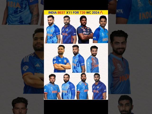 INDIA BEST PLAYING 11 FOR T20 WC 2024 #teamindia #t20worldcup