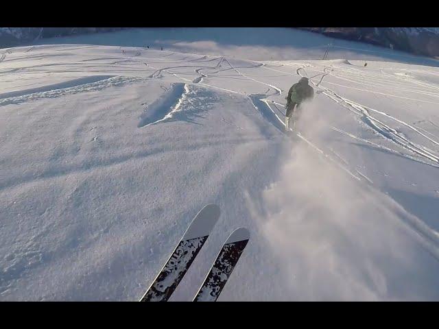 HE JUMPED THE JERRY // Alpe d'Huez ShredIt 2024 #BlackCrows #MirusCor