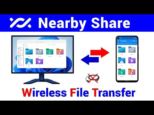 How To Transfer Files From Mobile To Laptop Using Nearby Share | Share Files From Mobile To Laptop
