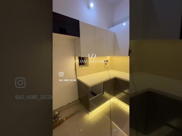 Moduler Kitchen ￼ acrylic work, glossy premium look and design