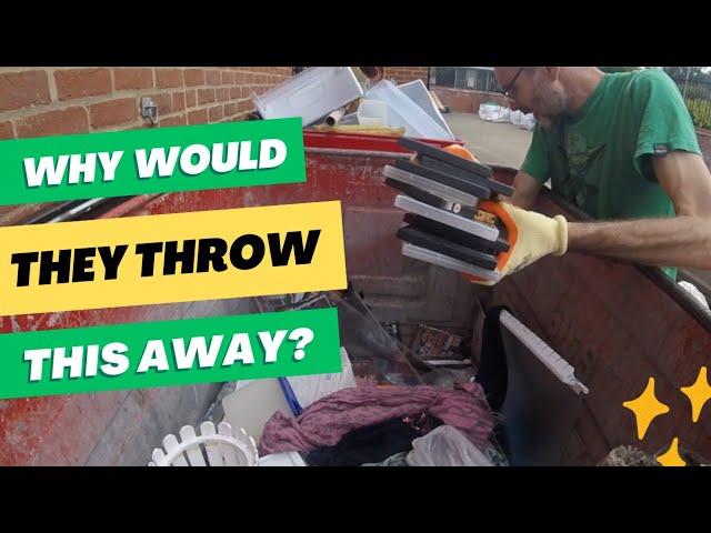 We went DUMPSTER DIVING and were AMAZED what we found...!