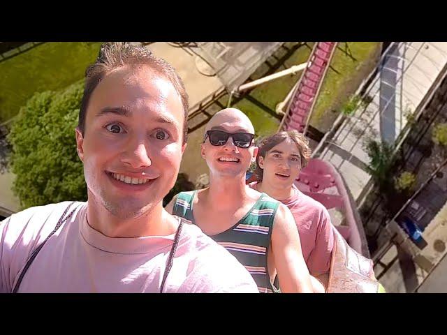 Every Ride at LARGEST Theme Park in Midwest