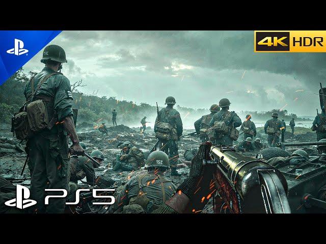 (PS5) Battle of The Ardennes 1944  | Realistic ULTRA Graphics Gameplay[4K60FPSHDR]Call of Duty