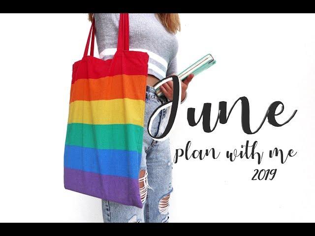 PLAN WITH ME | June 2019 Bullet Journal Setup - Pride Theme