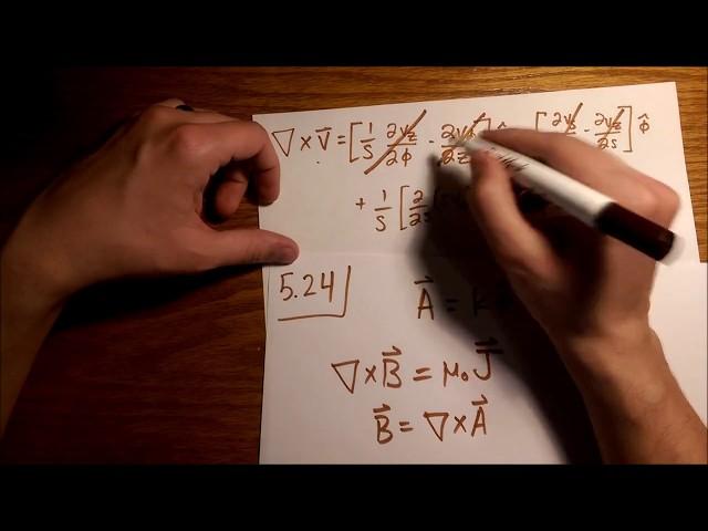 Griffiths Electrodynamics Problem 5.24: Current Distribution from Vector Potential