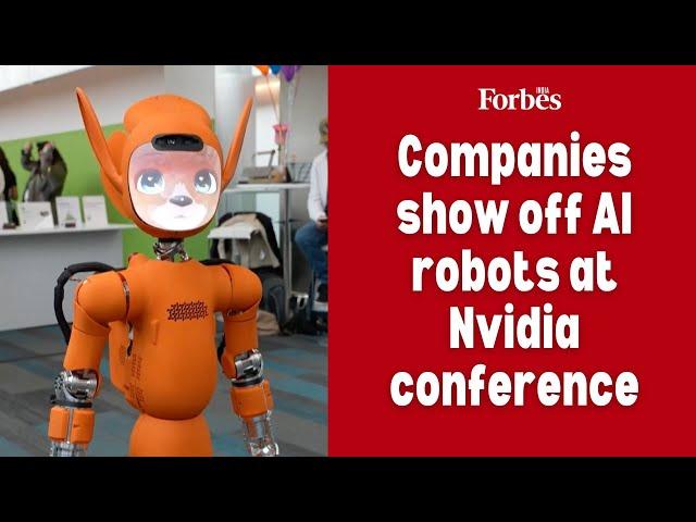 'We are at a tipping point': Companies show off AI robots at Nvidia conference