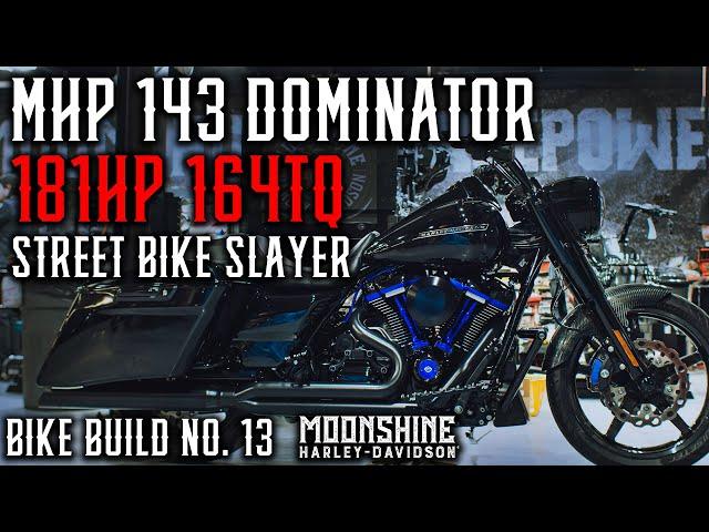 Moonshine Horsepower 143 Dominator 181HP 164TQ | Bike Build No. 13