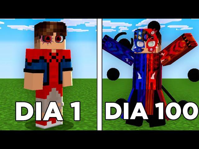 SOBREVIVI 100 DIAS no MINECRAFT NARUTO STORM!