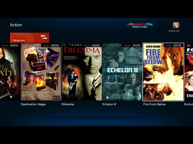 PopcornFlix Review Xbox one App