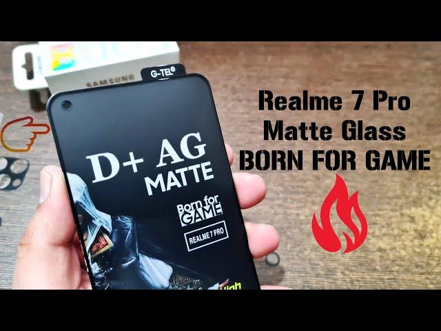 Realme 7 Pro Matte Tempered Glass Screen Protector | Born For GAME