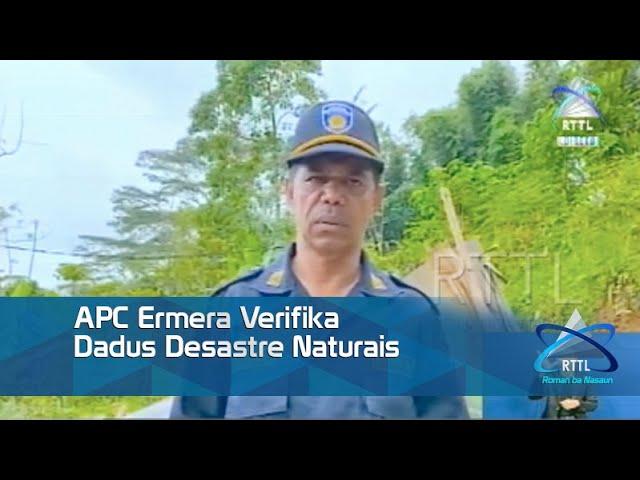 APC Ermera Verifika Dadus Desastre Naturais