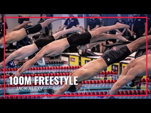 Jack Alexy and Caeleb Dressel Take Top Times in 100M Freestyle | 2024 TYR Pro Series Westmont