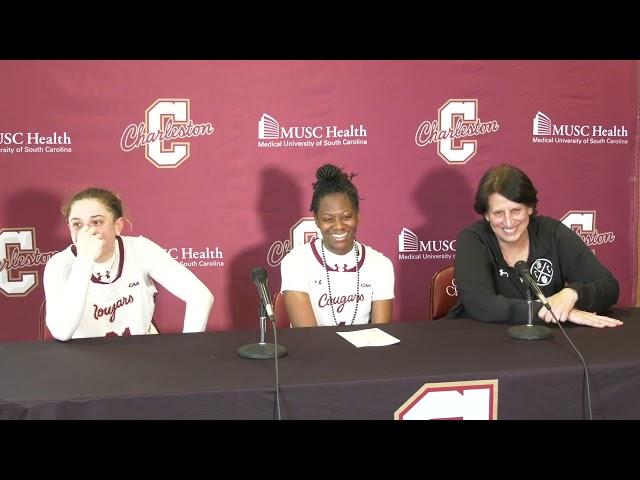 College of Charleston Women's Basketball Post Game Press Conference vs. William & Mary 03/03/24