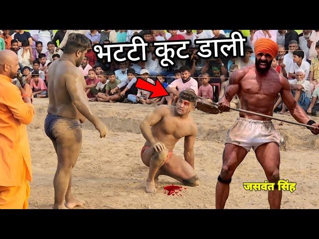 जाबेद गनी को टोटका करके हरा डाला New kushti javed gani 2024..