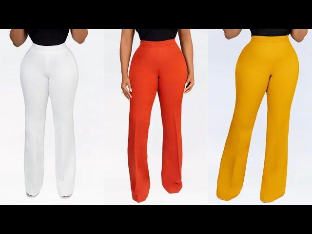 Female trouser cutting and sewing. How to cut and sew trouser for ladies.