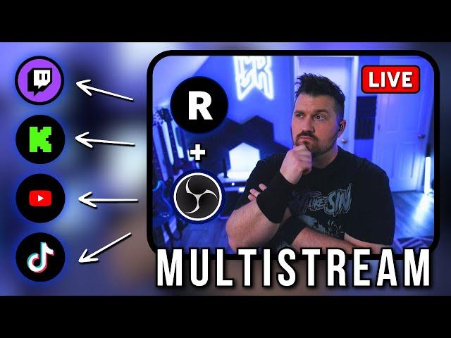 How to Multi-Stream OBS and Restream.io : A SUPER QUICK GUIDE!