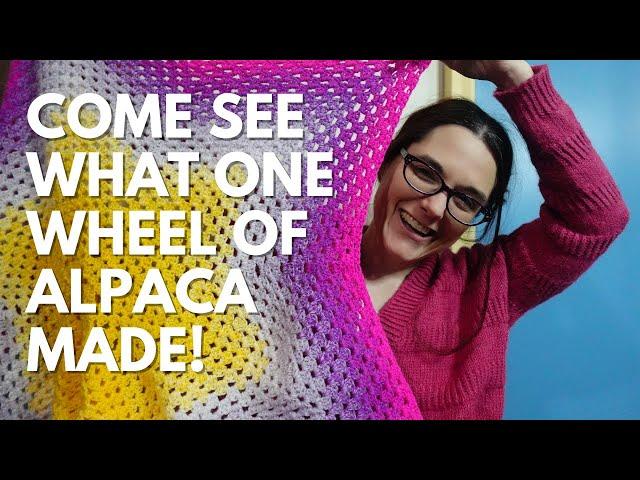 Come see what I crocheted with Wheel of Alpaca yarn!