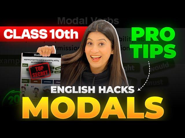 MODALS class 10 Super Hacks and Tricks Complete Revision in 12 mins