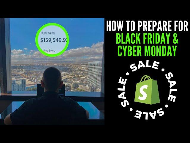 3 Ways To Prepare For Black Friday / Cyber Monday | Shopify Dropshipping 2022