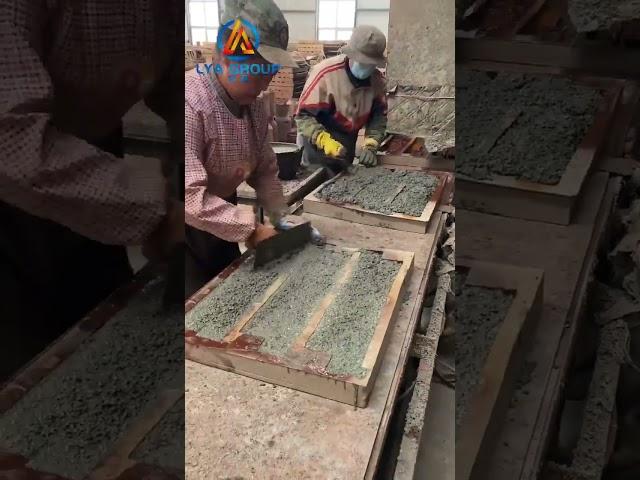 Culture stone production process