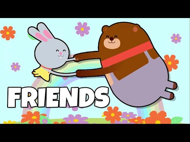 Friends Always Share   | Best Friends Song | Wormhole Learning - Songs For Kids