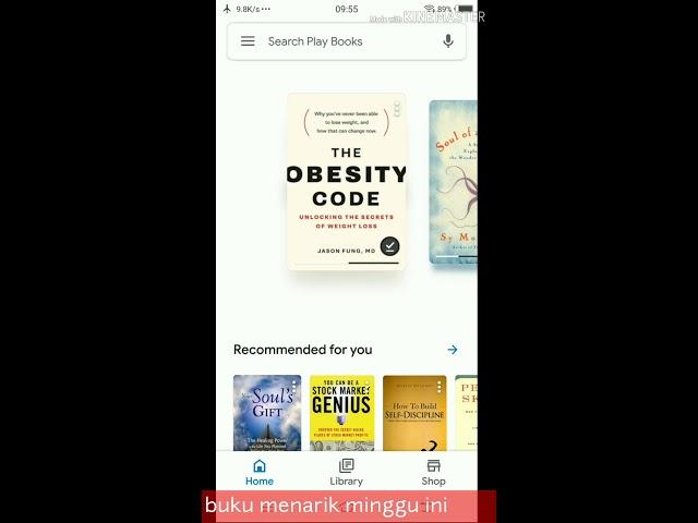 Google play books ebook reader