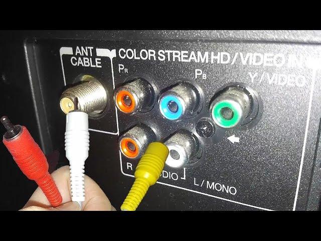 How to Connect AV to HDMI to get Video Games working on a newer TV