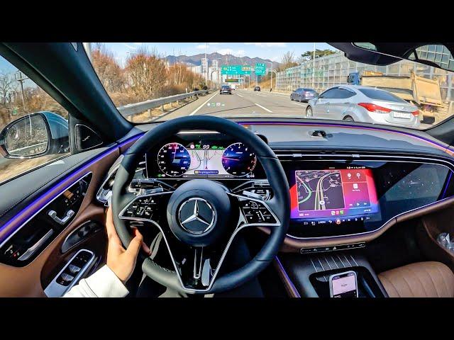 The NEW 2024 Mercedes E-Class (E300) POV Test Drive