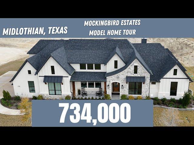 Would you move to Texas to live in this home on an acre of land Near Dallas in Midlothian, TX?