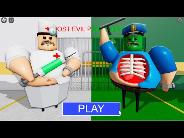 NEW UPDATE! BARRY DOCTOR Vs SICK BARRY in BARRY'S PRISON RUN! New Scary Obby (#Roblox)