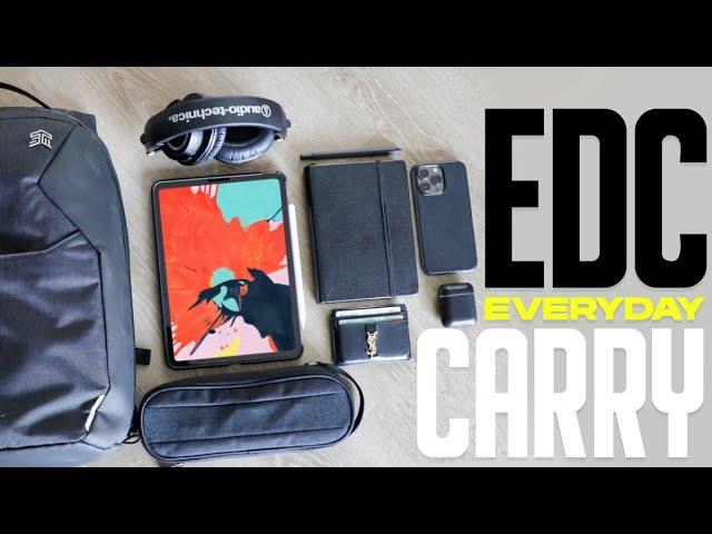 What's In My Tech Everyday Carry Backpack (EDC)  | My Tech Travel Essentials 2021