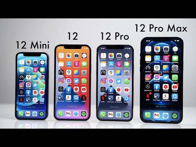 Apple iPhone 12 vs Mini vs 12 Pro vs 12 Pro Max - Die wichtigsten Unterschiede (Deutsch) | SwagTab