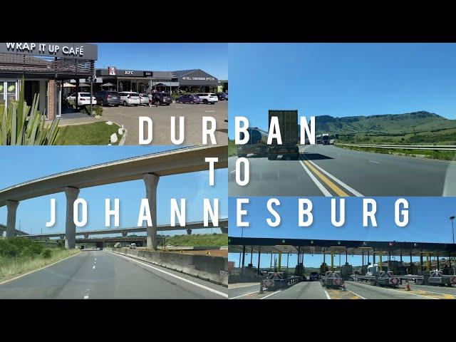 Let’s experience driving from Durban to Johannesburg | South Africa | #RoadTripDuranToJohannesburg