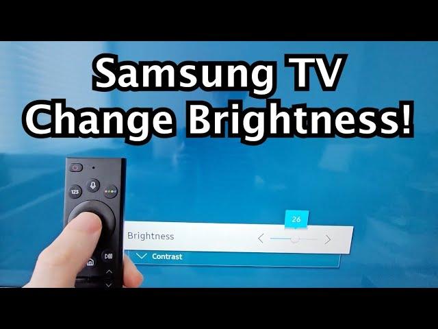 How to Adjust Brightness & Auto Brightness on Samsung Smart TV!