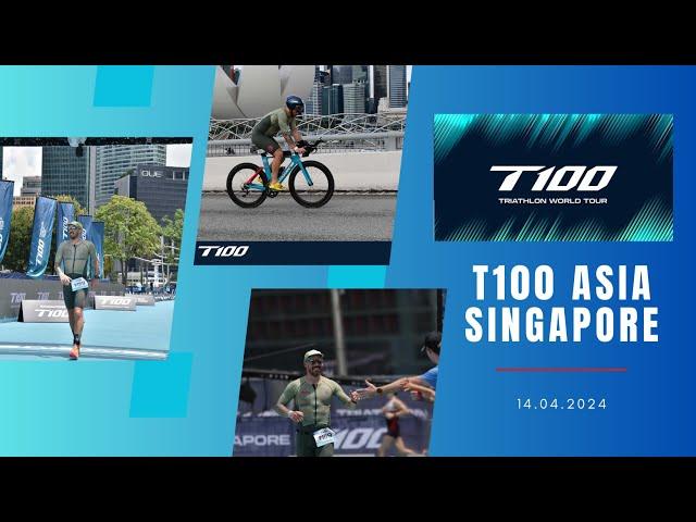 Cheering Chris on in the PTO T100 Triathlon Singapore! 2024