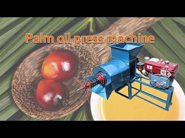 palm fruit oil processing plant/palm oil press machine