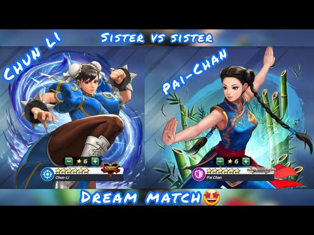 Chun Li vs Pai Chan sister vs sister KOF ALLSTAR VIRTUA FIGHTERS Dream Match Season 13