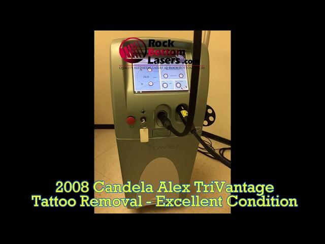 2008 Candela Alex Trivantage Tattoo Removal and KTP Laser - Excellent Condition