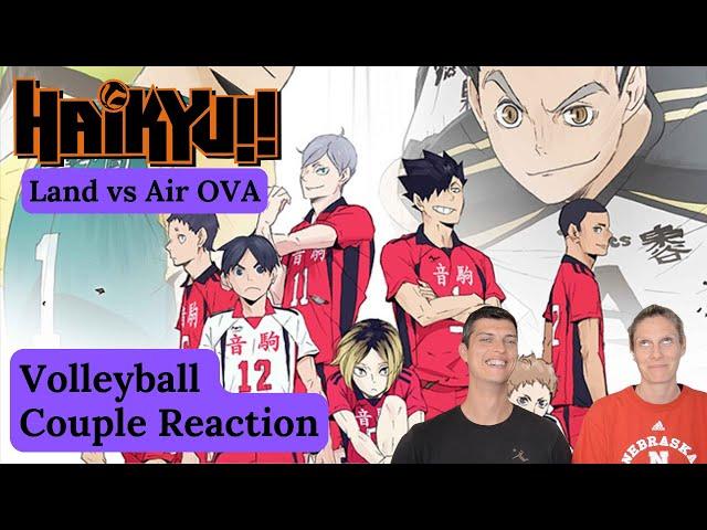 Volleyball Couple Reaction to Haikyu!! OVA 3: "Land vs Air"