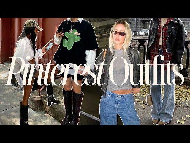 Recreating PINTEREST Outfits for FALL!  shopping in my own closet to recreate my favorite pins!