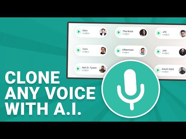 How to Clone Any Voice With AI