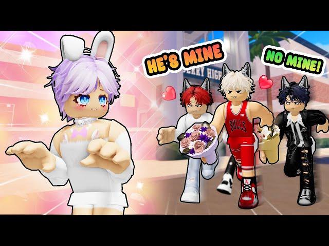 Reacting to Roblox Story | Roblox gay story ️‍| SCHOOL HEARTTHROBS FIGHT OVER ME! COMPILATION