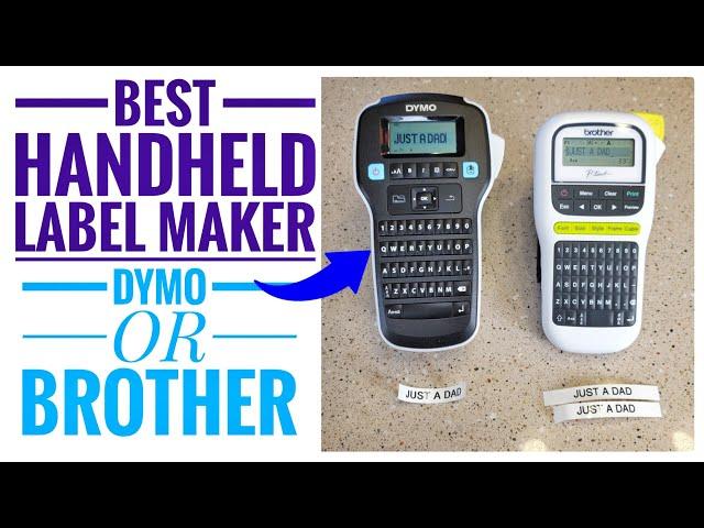 Best Hand Held Label Maker DYMO vs Brother P-Touch   I LOVE DYMO LM160 Label Manager